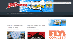 Desktop Screenshot of comicconventions.co.uk